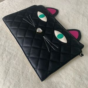 Betsey Johnson Cat Clutch